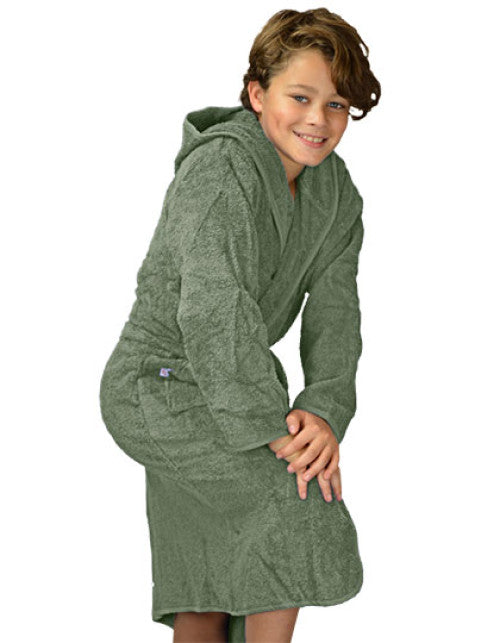 ARTG - Boyzz&Girlzz® Hooded Bathrobe - Army Green