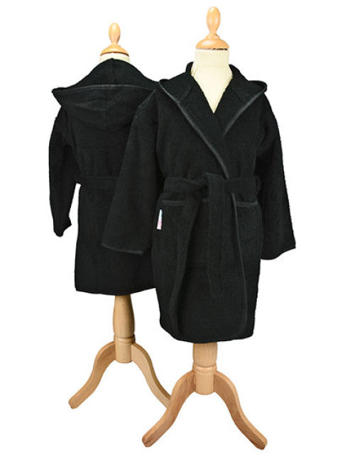 ARTG - Boyzz&Girlzz® Hooded Bathrobe - Black