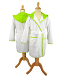 White / Lime Green