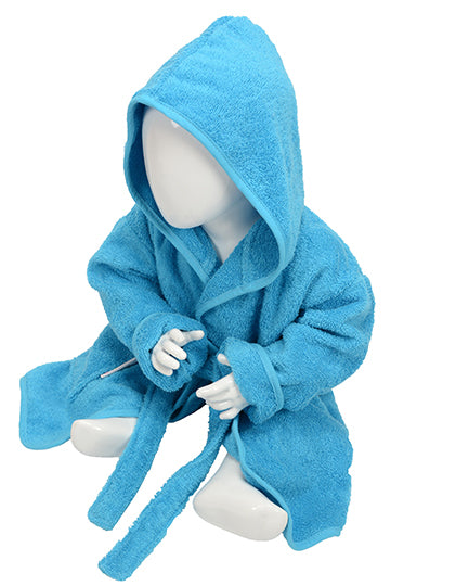 ARTG - Badjas met capuchon Baby - Aqua Blue/Aqua Blue