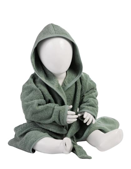 ARTG - Badjas met capuchon Baby - Old Green/Old Green