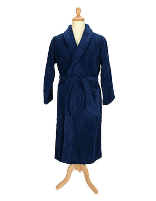 ARTG - Bathrobe Shawl Collar - French Navy