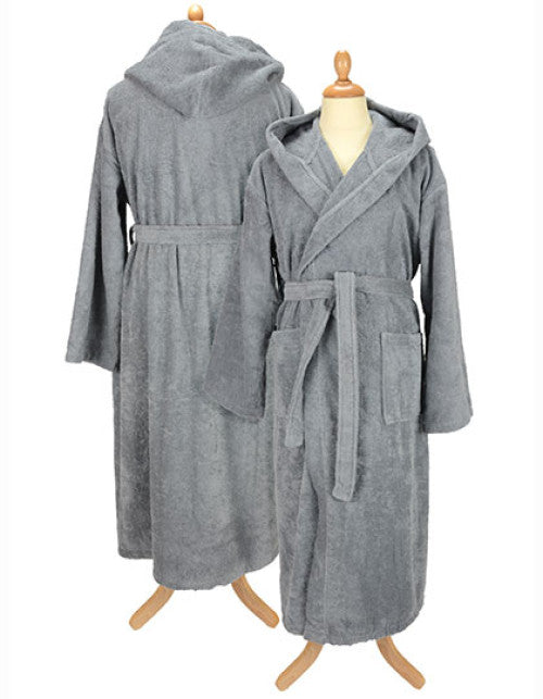 ARTG - Bathrobe With Hood - Anthracite Grey