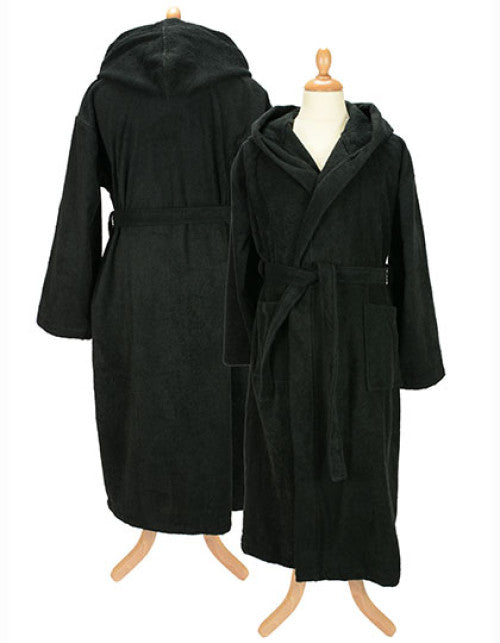 ARTG - Bathrobe With Hood - Black