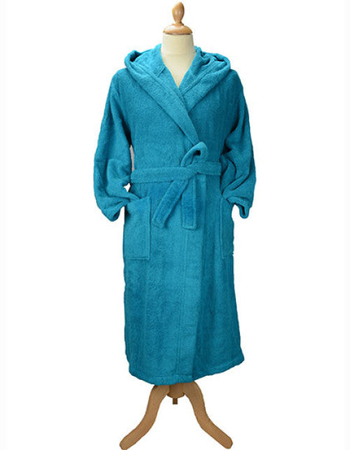ARTG - Bathrobe With Hood - Deep Blue
