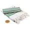 White/Dark Green