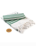 White/Dark Green