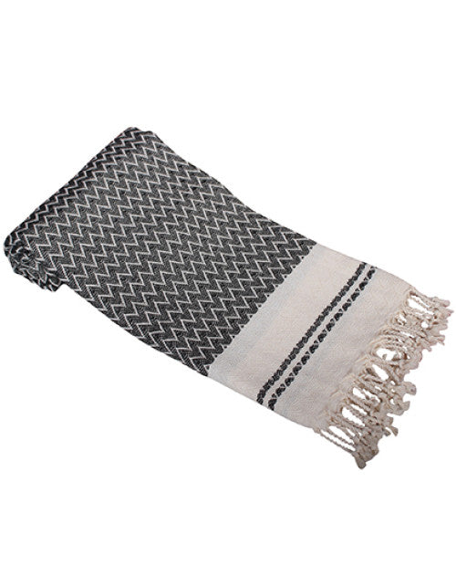 ARTG - Hamam Towel Alanya - Black / Cream