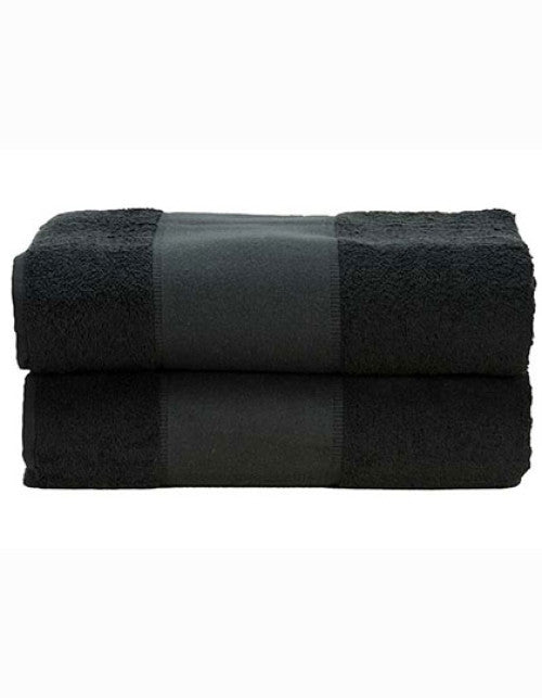 ARTG - PRINT-Me® Bath Towel - Black