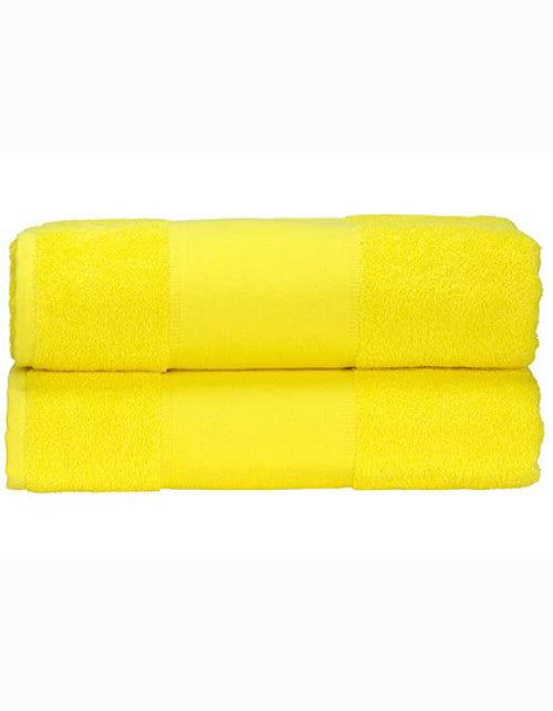 ARTG - PRINT-Me® Bath Towel - Bright Yellow