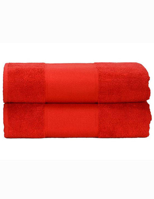 ARTG - PRINT-Me® Bath Towel - Fire Red