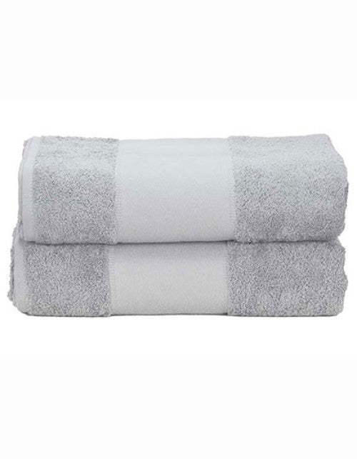 ARTG - PRINT-Me® Bath Towel - Light Grey