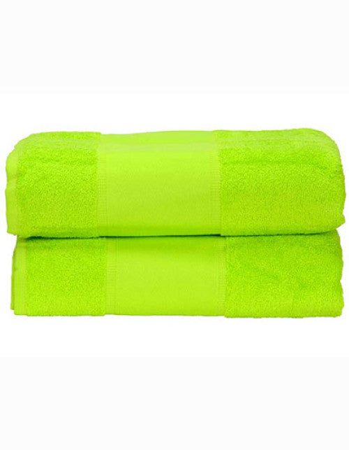 ARTG - PRINT-Me® Bath Towel - Lime Green