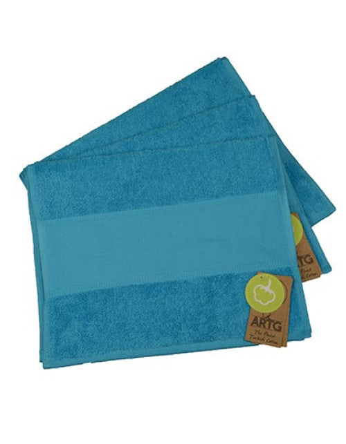 ARTG - PRINT-Me® Guest Towel - Aqua Blue