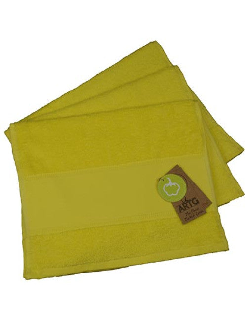 ARTG - PRINT-Me® Guest Towel - Bright Yellow