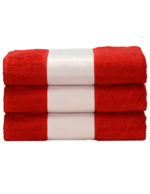 ARTG - SUBLI-Me® Hand Towel - Fire Red