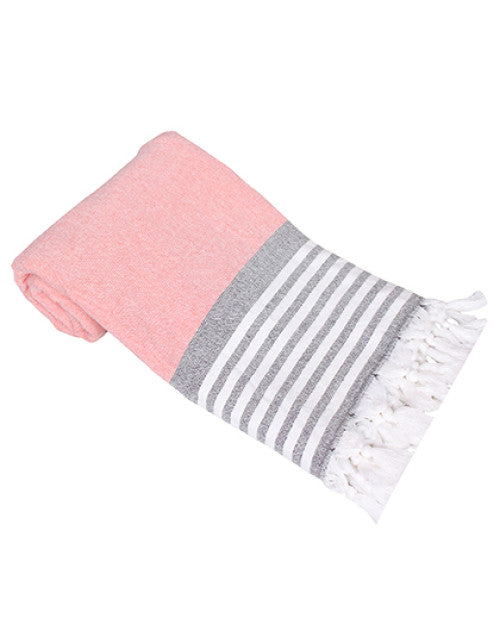 ARTG - Hamamzz Towel Rhodos - Orange / White