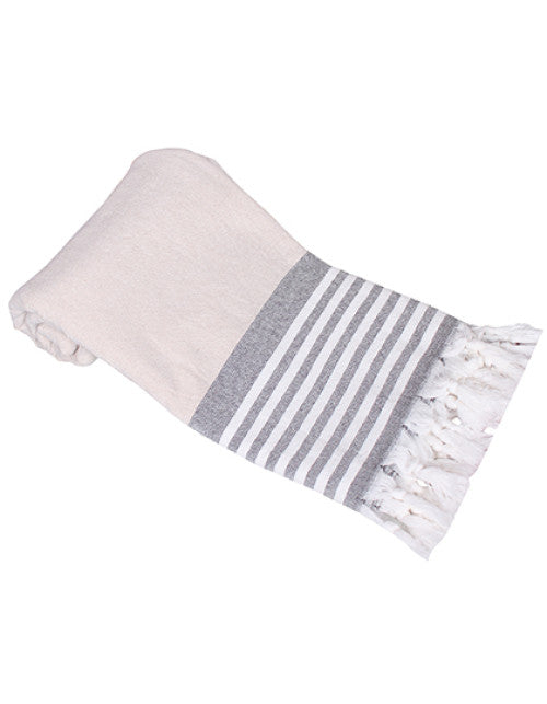 ARTG - Hamamzz Towel Rhodos - Sand / White