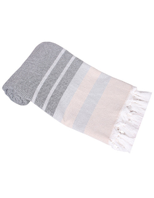 ARTG - Hamamzz Towel Alicante - Black / Grey