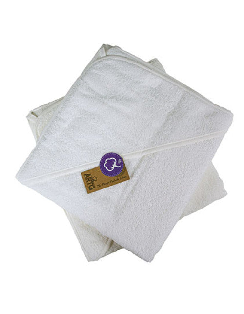 ARTG - Babiezz® Baby Hooded Towel - White