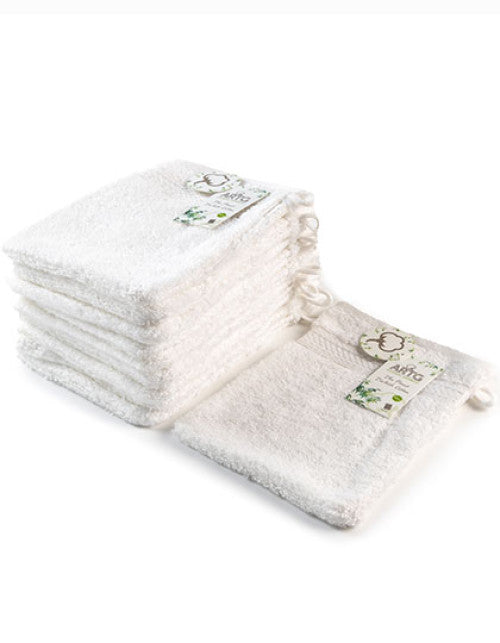 ARTG - Natural Bamboo Washing Glove - White