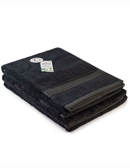 ARTG - Natural Bamboo Hand Towel - Black