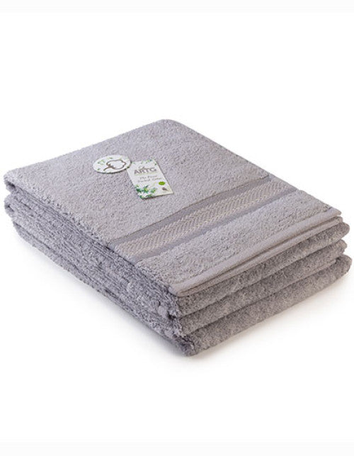 ARTG - Natural Bamboo Hand Towel - Light Grey