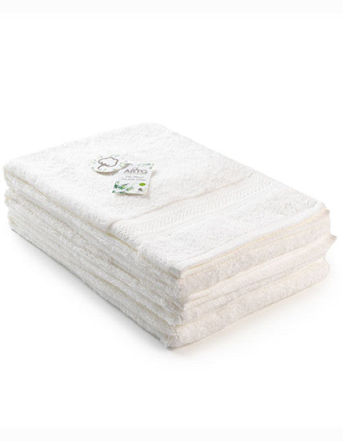 ARTG - Natural Bamboo Hand Towel - White