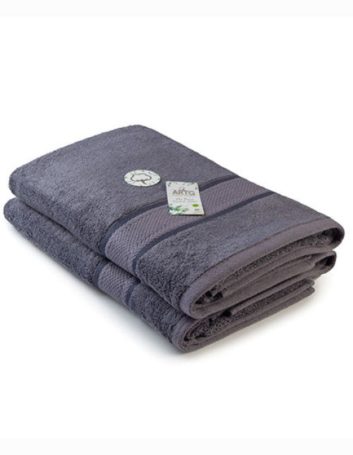 ARTG - Natural Bamboo Bath Towel - Dark Grey