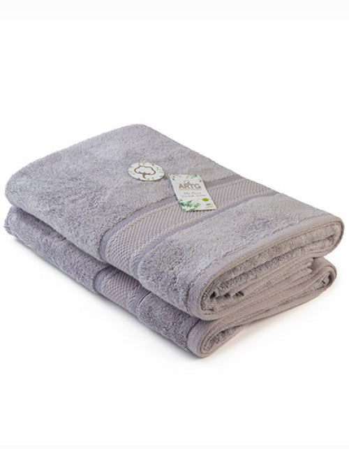 ARTG - Natural Bamboo Bath Towel - Light Grey