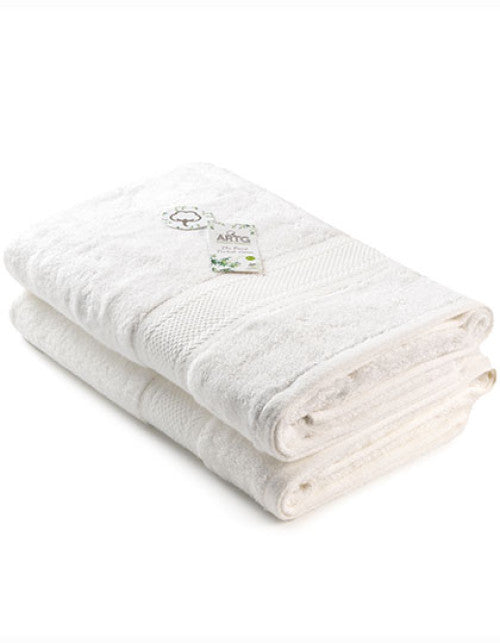 ARTG - Natural Bamboo Bath Towel - White