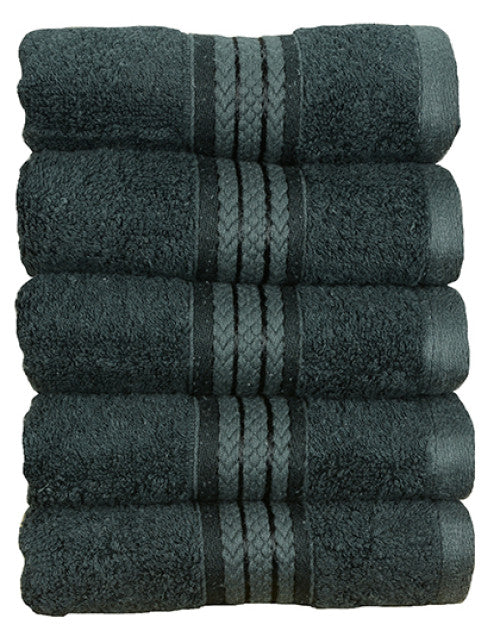ARTG - Natural Bamboo Guest Towel - Black