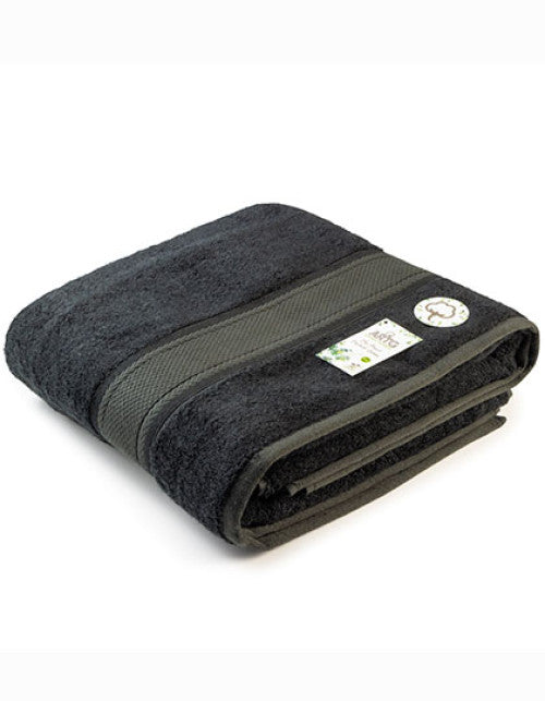 ARTG - Natural Bamboo Beach Towel - Black