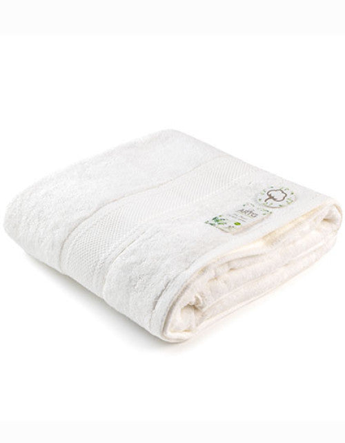 ARTG - Natural Bamboo Beach Towel - White