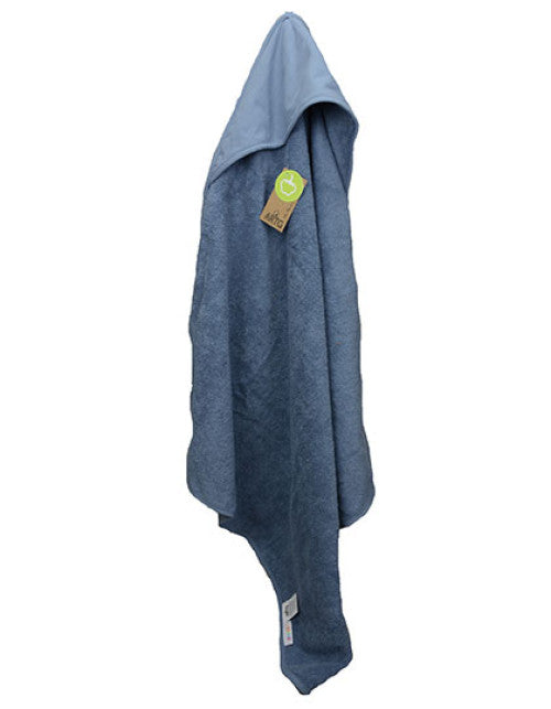 ARTG - PRINT-Me® Baby Hooded Towel - Jeans Blue