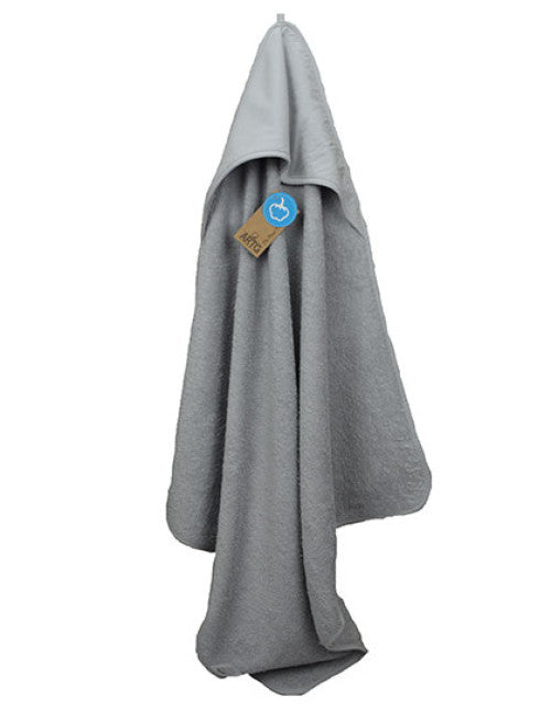 ARTG - PRINT-Me® Baby Hooded Towel - Light Grey