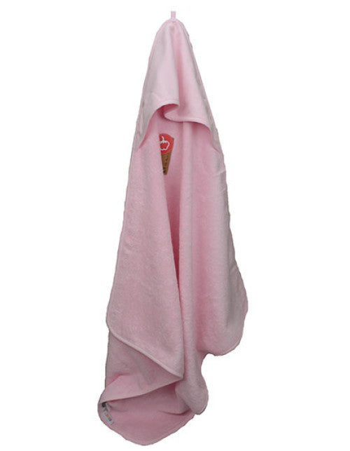 ARTG - PRINT-Me® Baby Hooded Towel - Light Pink