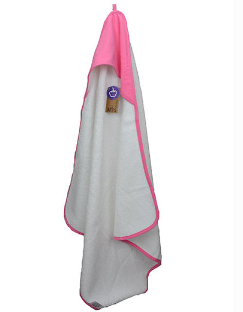 ARTG - PRINT-Me® Baby Hooded Towel - White / Pink