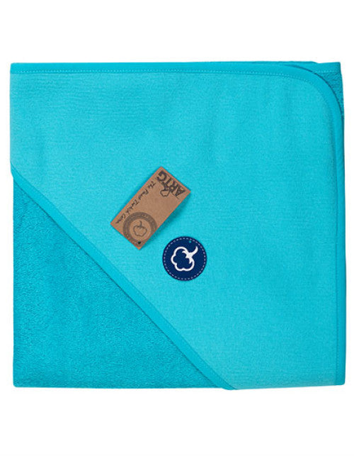 ARTG - PRINT-Me® Baby Hooded Towel - Aqua Blue