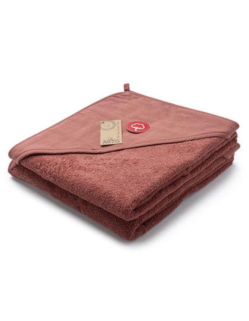 ARTG - PRINT-Me® Baby Hooded Towel - Old Pink