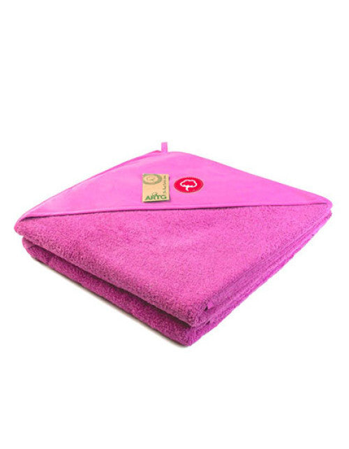 ARTG - PRINT-Me® Baby Hooded Towel - Pink