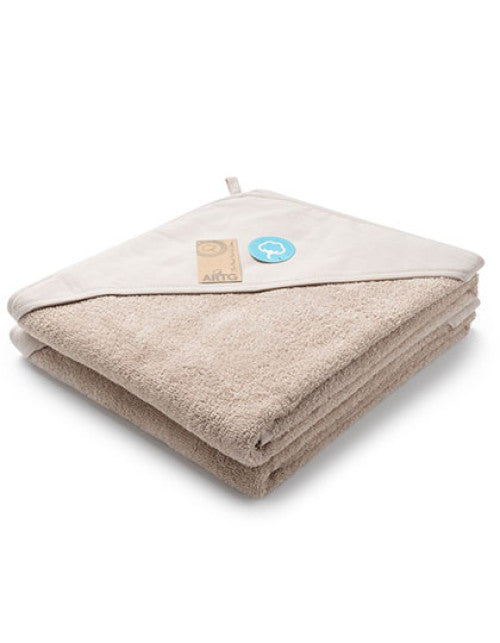 ARTG - PRINT-Me® Baby Hooded Towel - Taupe
