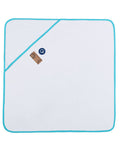 White / Aqua Blue