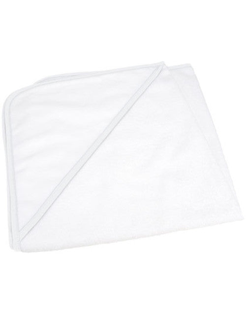 ARTG - Babiezz® ALL-Over Sublimation Hooded Towel - White
