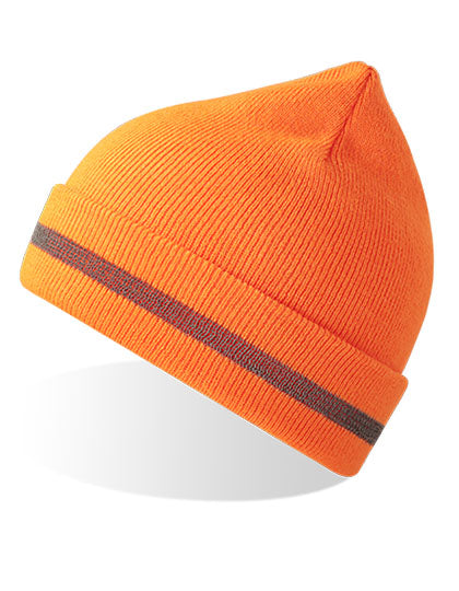 Atlantis Headwear - Workout Beanie Recycled - Orange Fluo