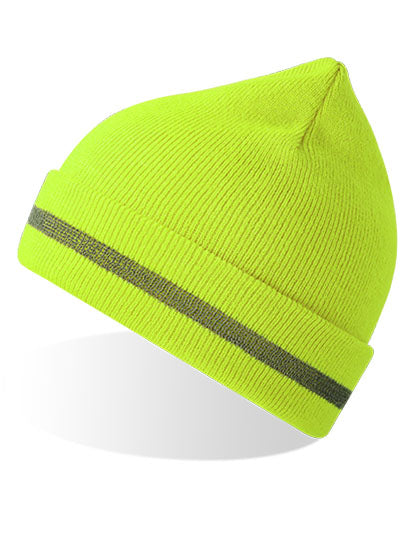 Atlantis Headwear - Workout Beanie Recycled - Yellow Fluo