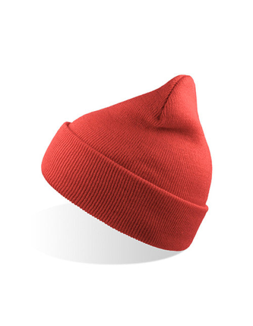 Atlantis Headwear - Wind Beanie Recycled - Off Red