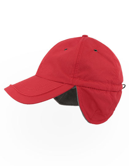 Atlantis Headwear- Techno Flap Pet Recycled - Red