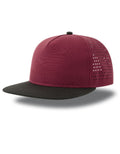 Burgundy / Black