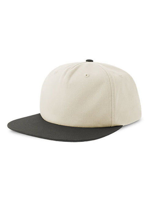 Atlantis Headwear - Cruz Cap - Off White / Dark Grey